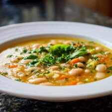 Creamy White Bean Soup with Fresh Herb Aroma Recipe in 45 Minutes