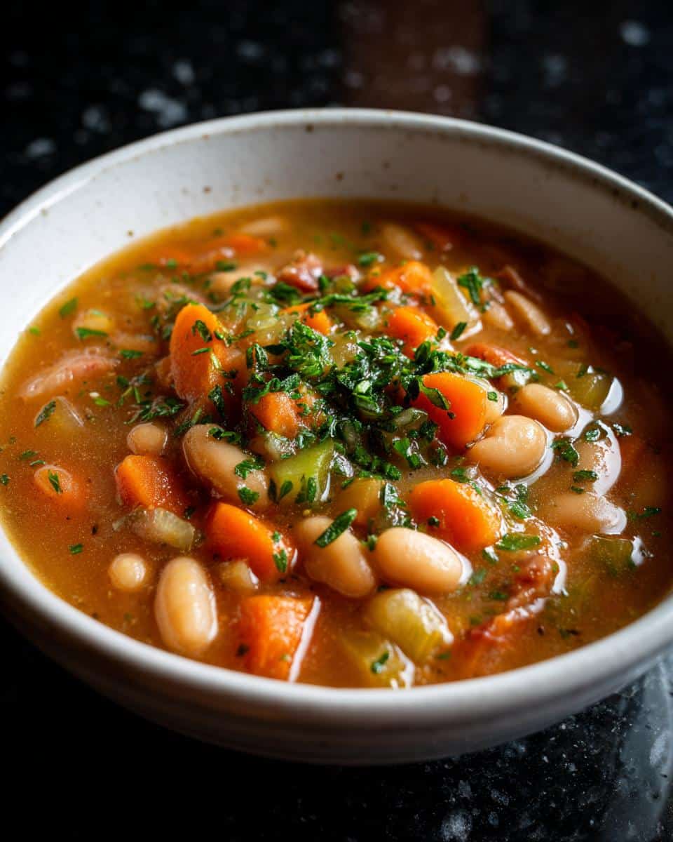 White Bean Soup with Fresh Sage - detail 3
