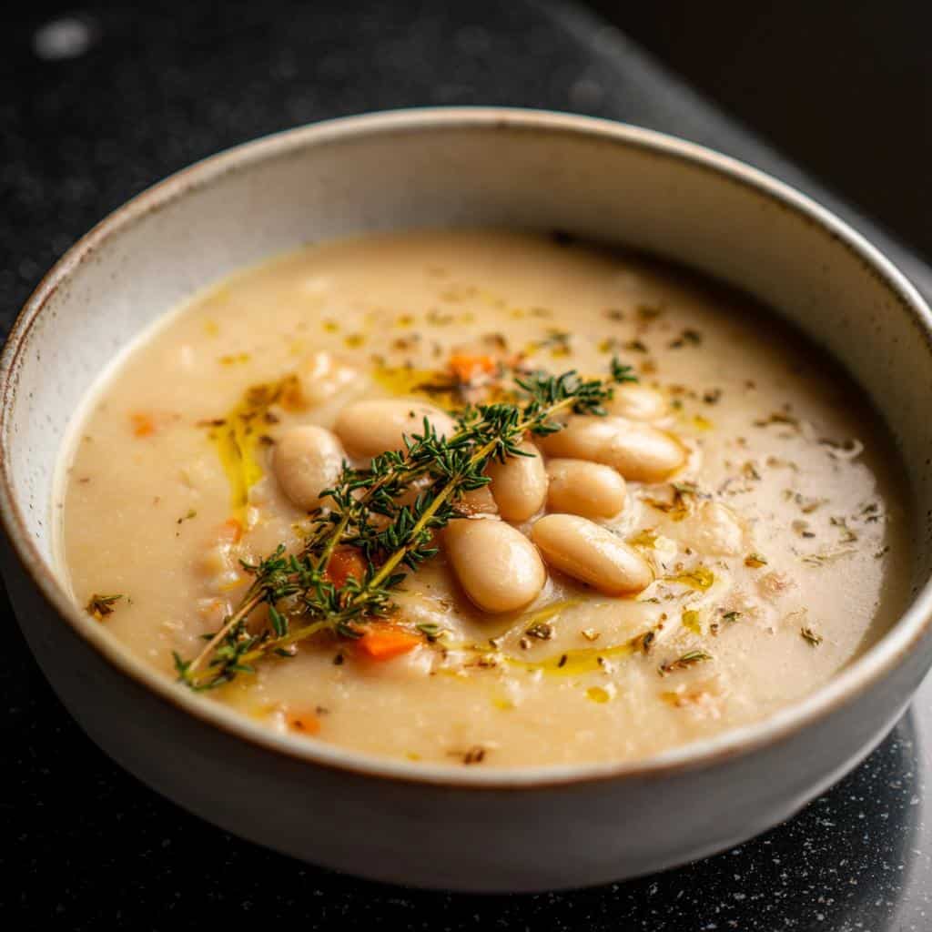 White Bean Soup with Light Creaminess