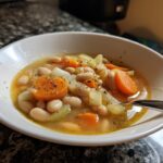 White Bean Soup with Peppery Olive Oil
