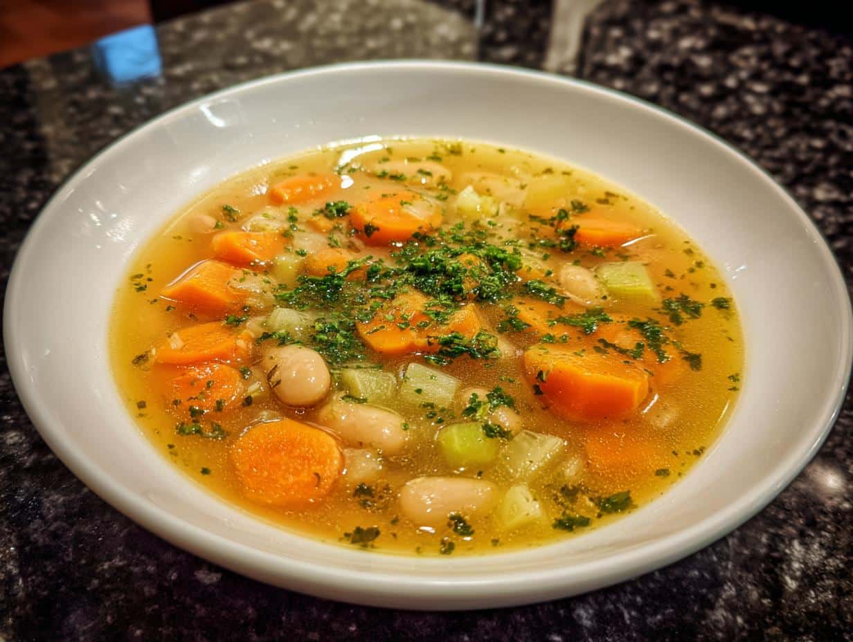 White Bean Soup with Savory Finish - detail 2