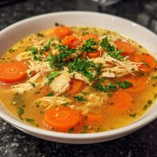 35-Minute Zesty Lemon Chicken Healing Soup That Actually Works