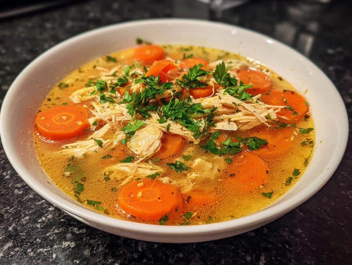 Zesty Lemon Chicken Healing Soup