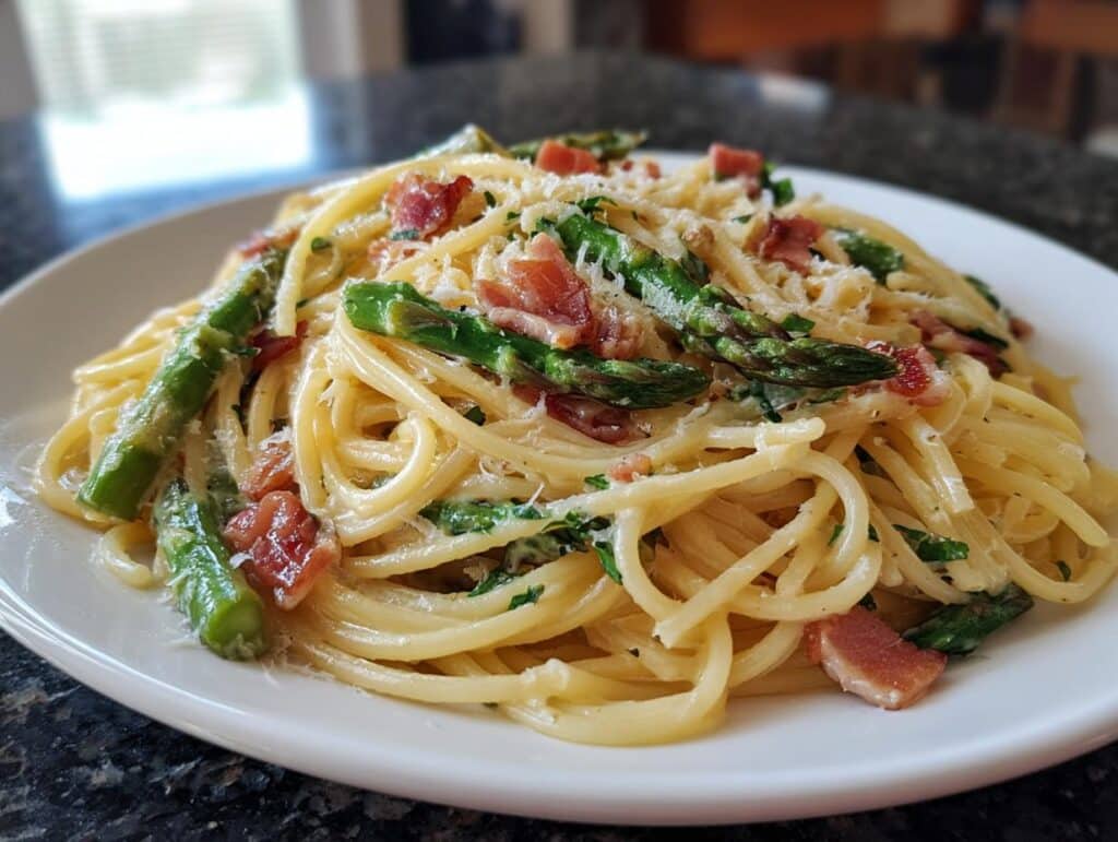 Asparagus Carbonara