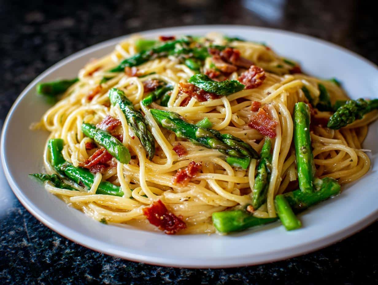 Asparagus Carbonara - detail 3