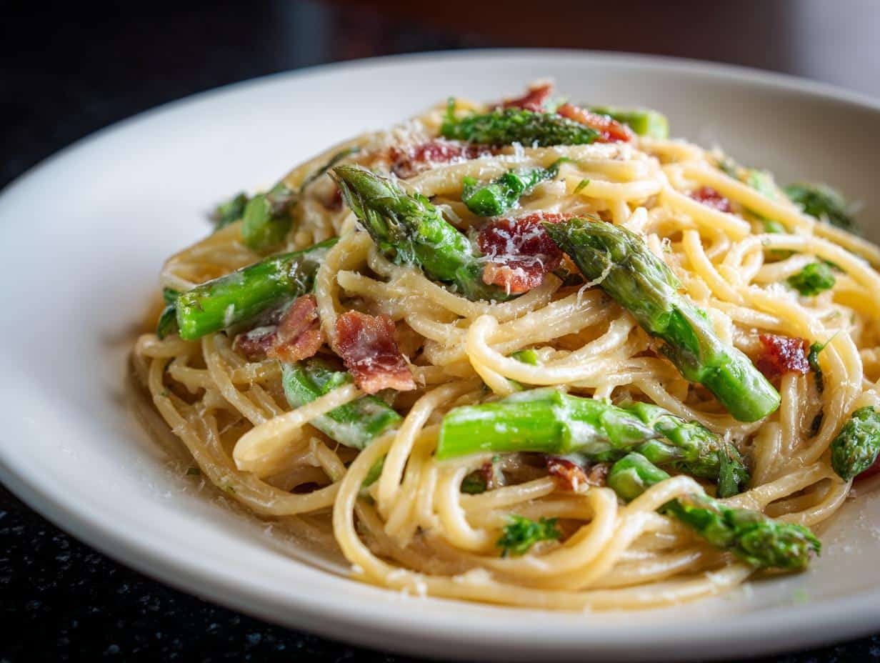 Asparagus Carbonara - detail 4