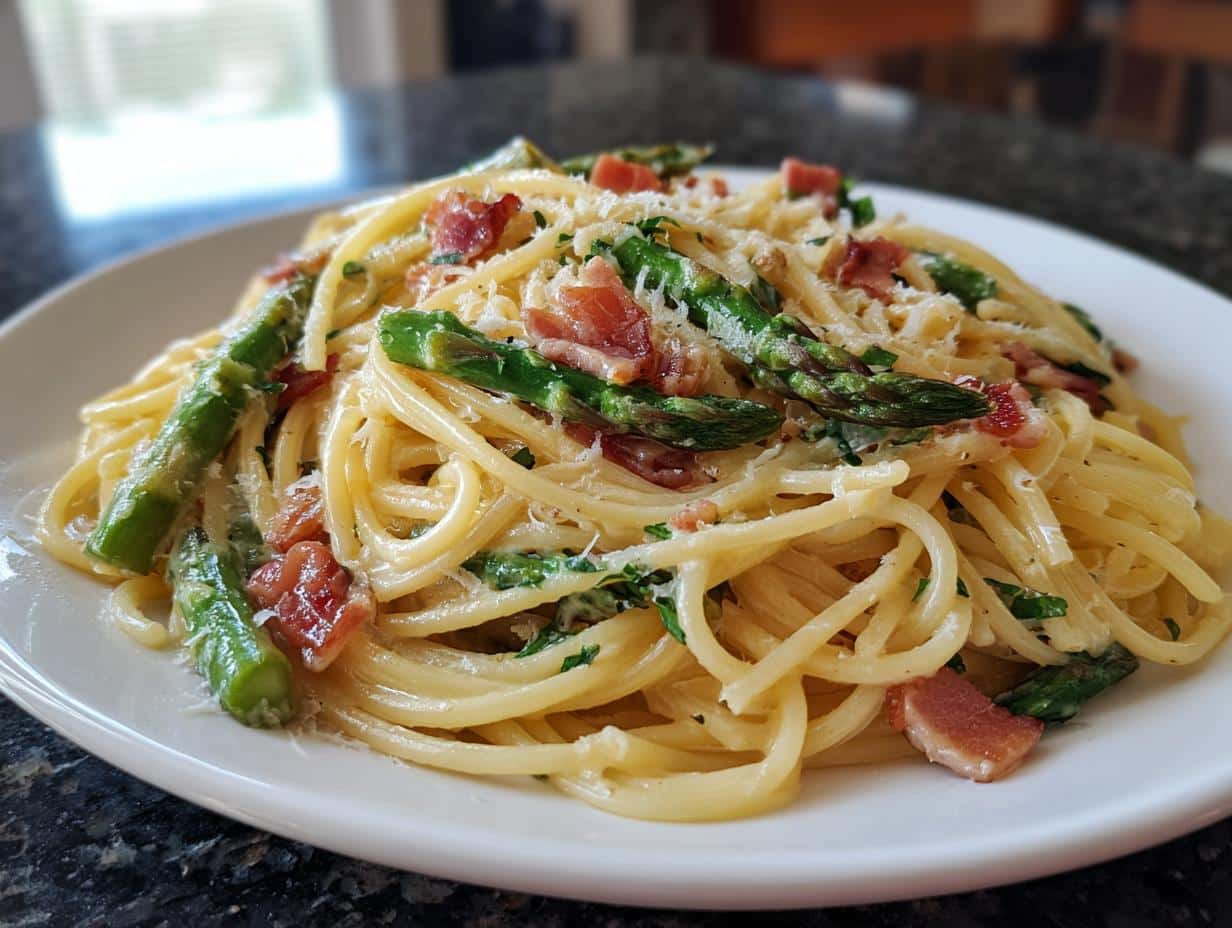 Asparagus Carbonara