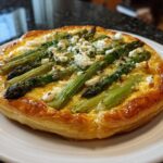 Asparagus Puff Pastry Tart with Feta