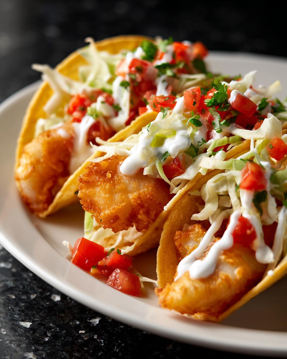 Baja Beer-Battered Fish Tacos - detail 1