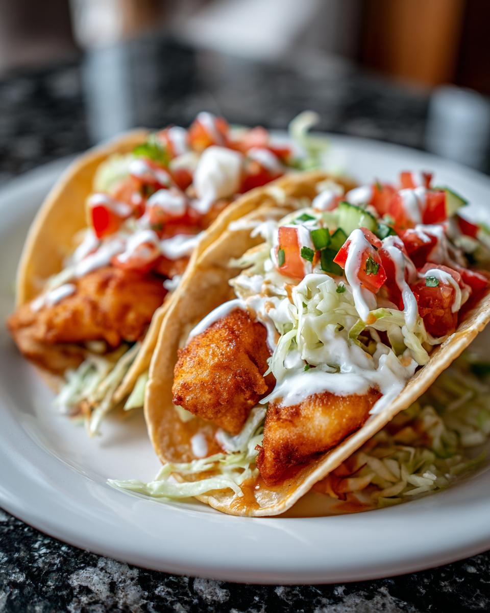 Baja Beer-Battered Fish Tacos - detail 3