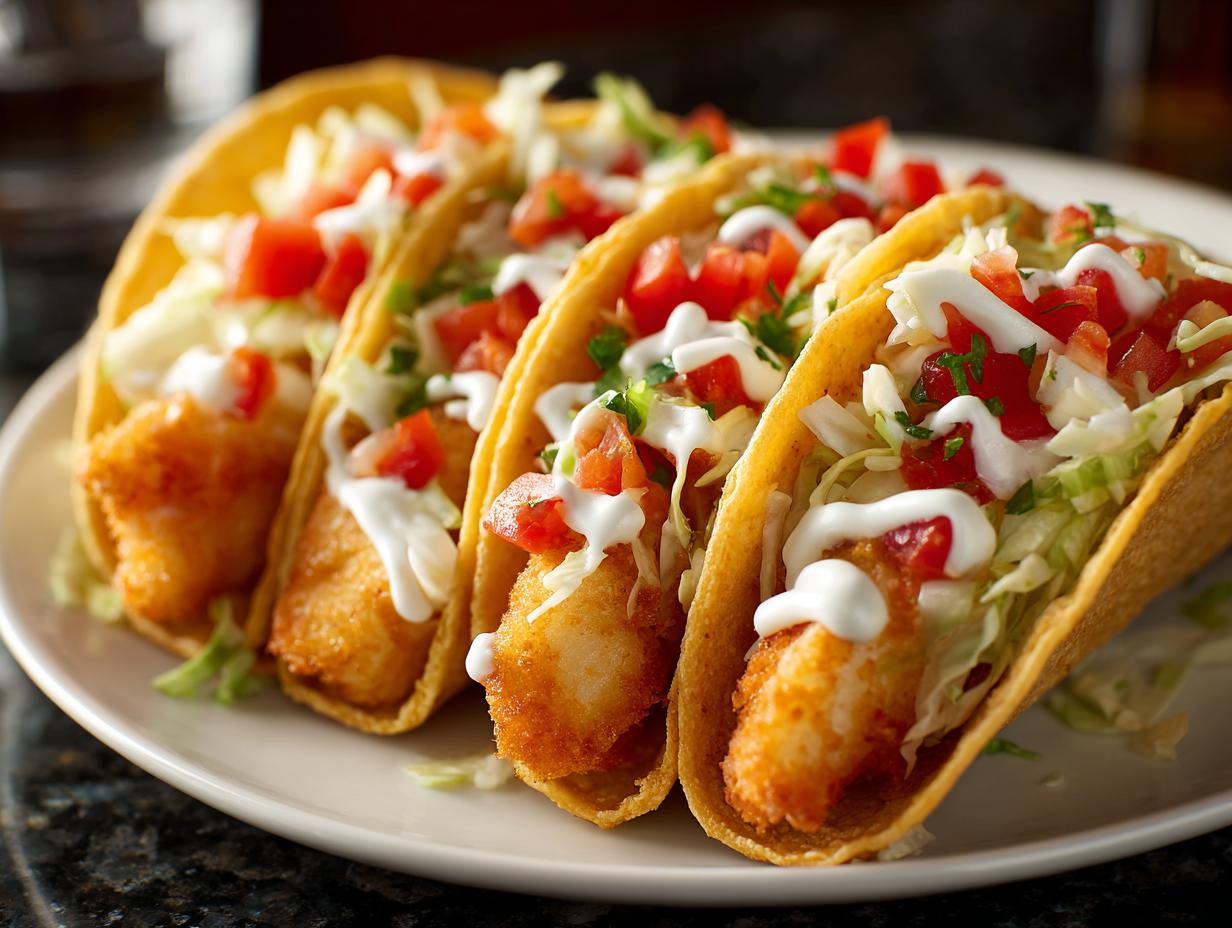 Baja Beer-Battered Fish Tacos