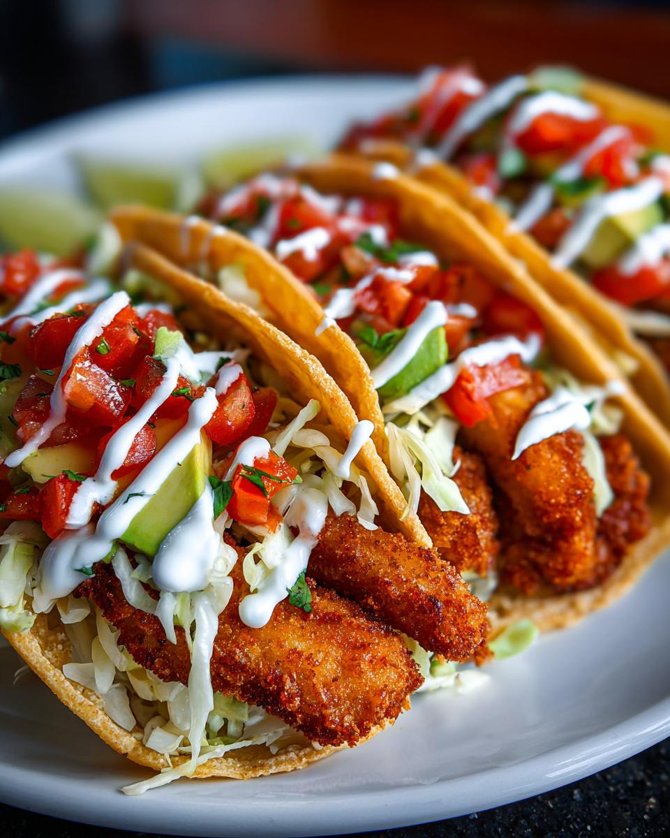 Battered Fish Tacos - detail 1