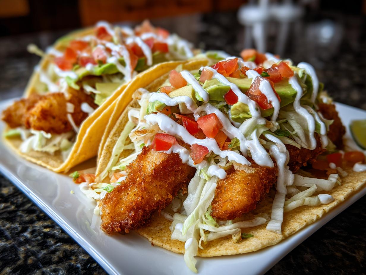 Battered Fish Tacos - detail 3