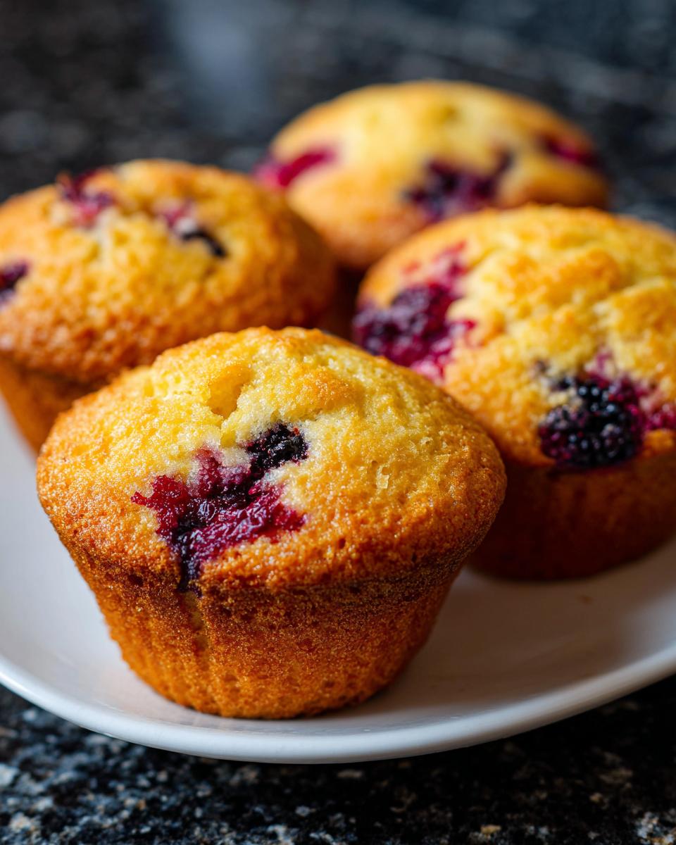 5 Best Blackberry Lemon Cornbread Muffins You’ll Love <br> 9 Blackberry Lemon Cornbread Muffins - detail 2