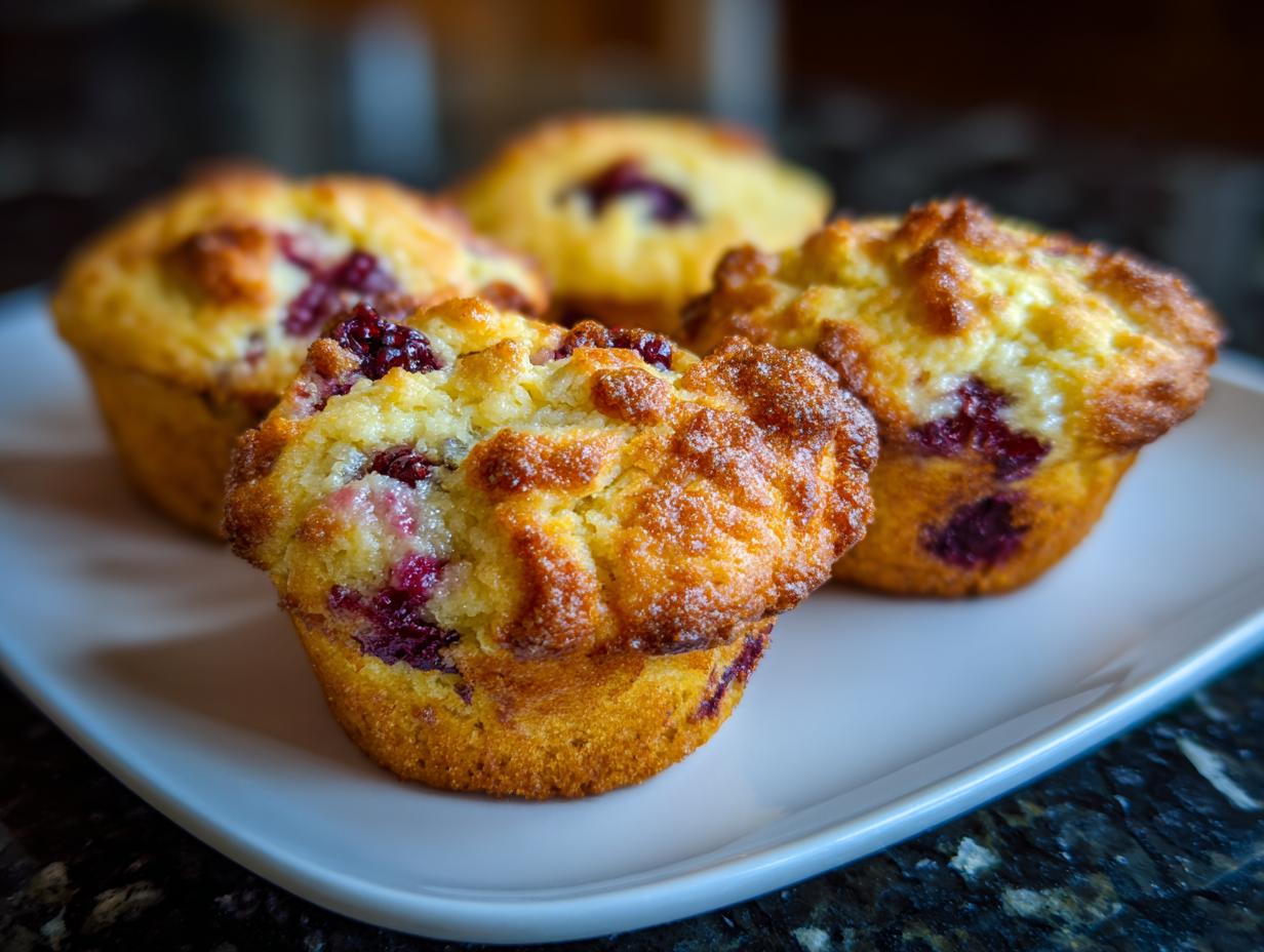 5 Best Blackberry Lemon Cornbread Muffins You’ll Love <br> 6 Blackberry Lemon Cornbread Muffins