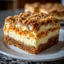 35-Minute Carrot Cake Cheesecake Bars You Can't Resist