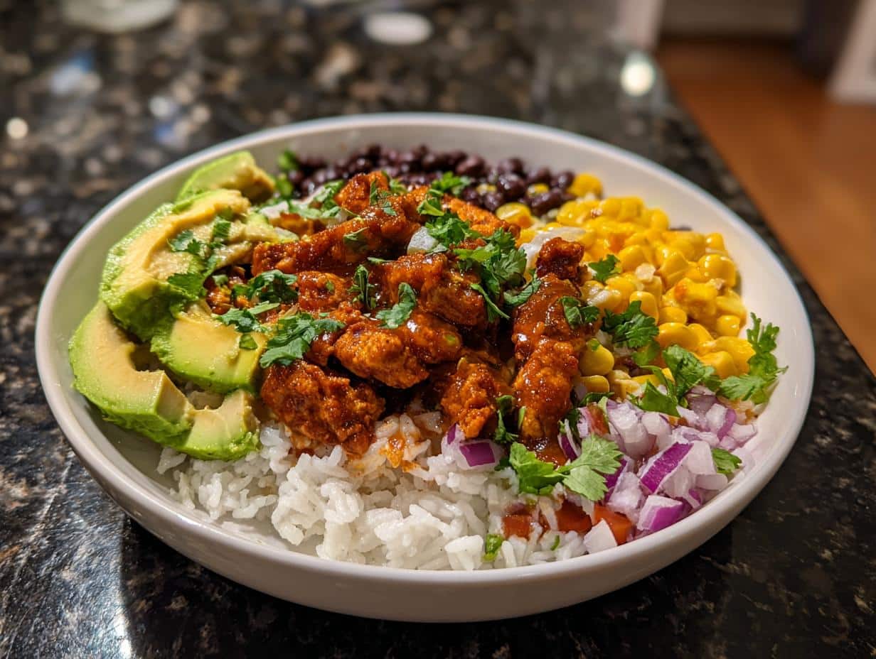 Chili Lime Chicken Burrito Bowls