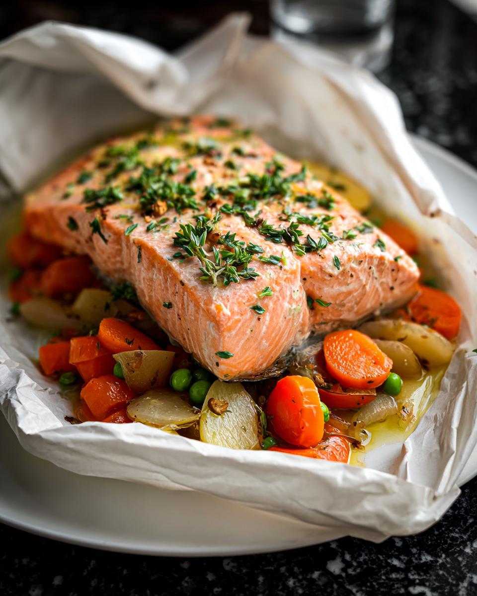 Classic Salmon en Papillote - detail 1