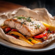Classic Salmon en Papillote: 2 Perfectly Steamed Fillets Every Time