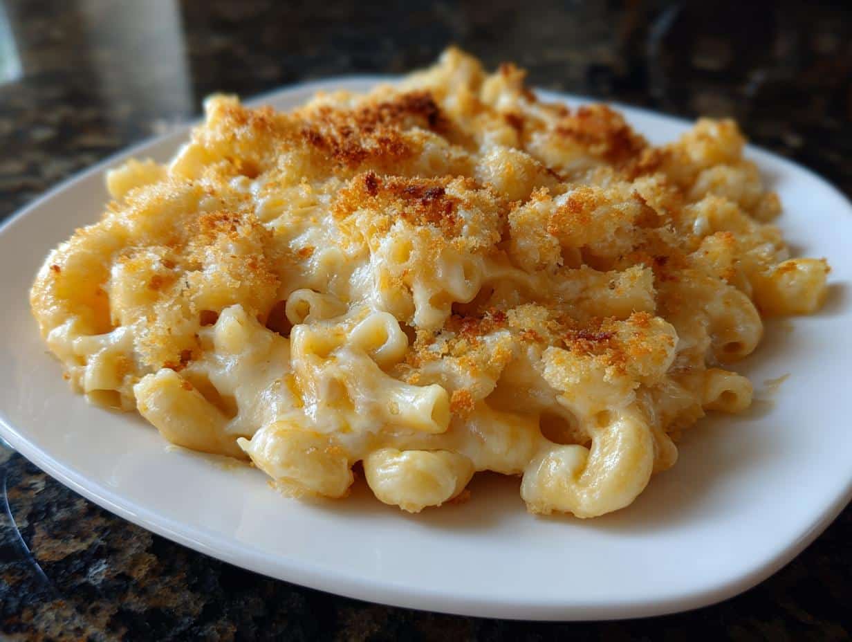 Classic baked mac and cheese - detail 3