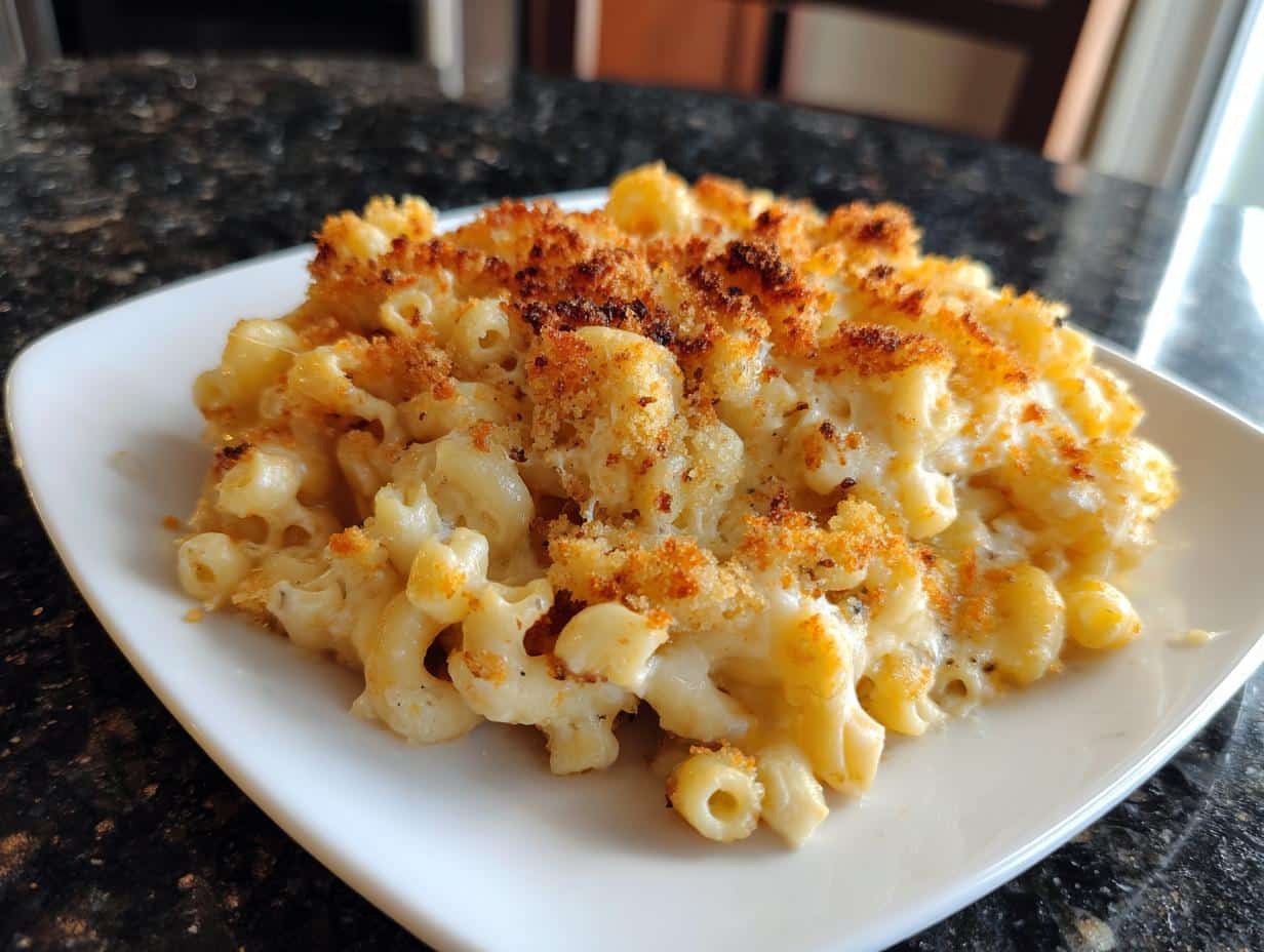 Classic baked mac and cheese - detail 4