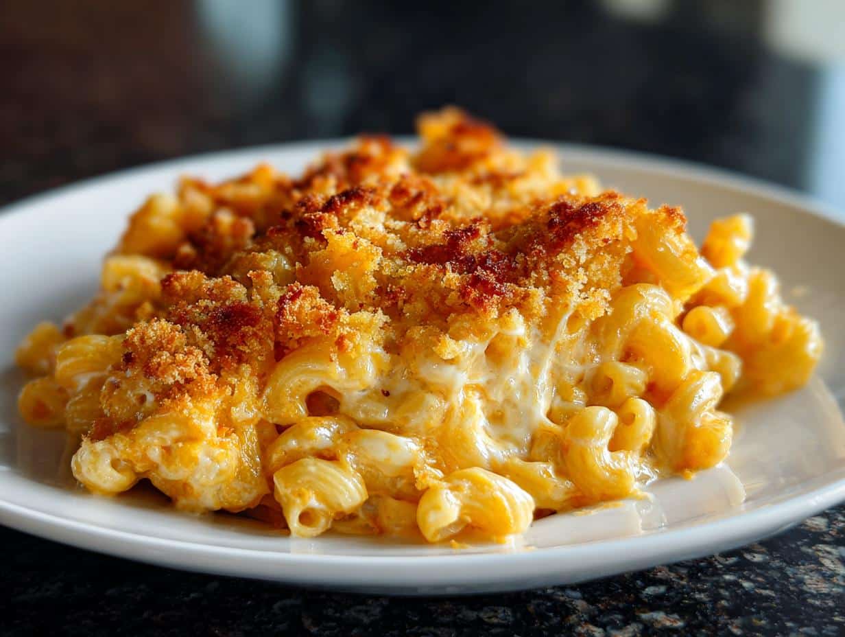 Classic baked mac and cheese