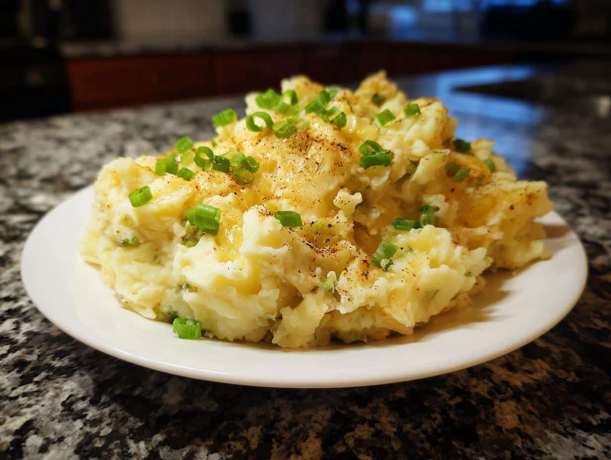 Colcannon (Mashed Cabbage & Potatoes) - detail 3