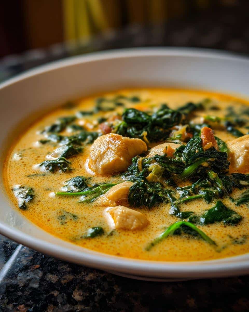 Creamy Garlic Spinach Chicken Chowder: 30-Minute Comfort Magic 10 Creamy Garlic Spinach Chicken Chowder - detail 3