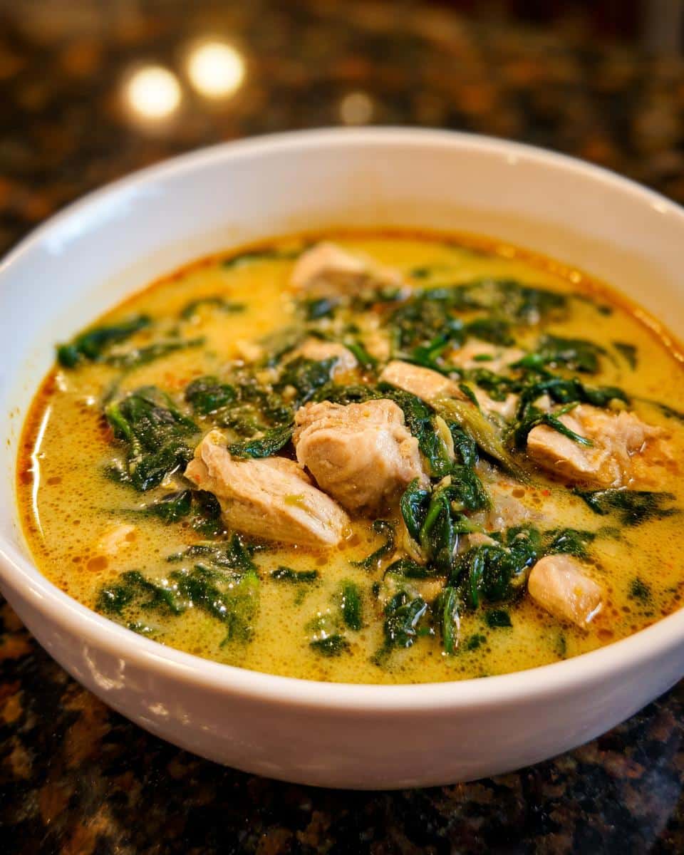 Creamy Garlic Spinach Chicken Chowder: 30-Minute Comfort Magic 11 Creamy Garlic Spinach Chicken Chowder - detail 4