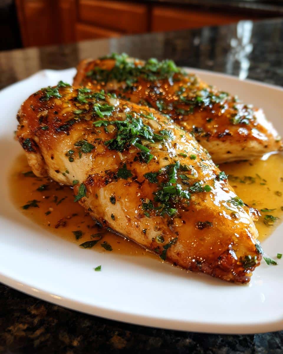 Garlic butter baked chicken - detail 1