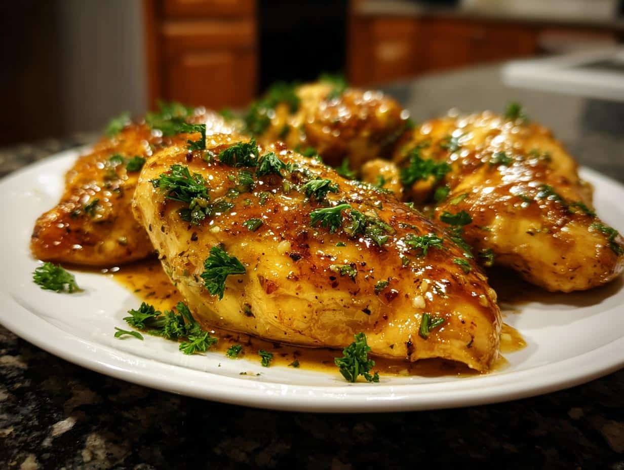 Garlic butter baked chicken - detail 3