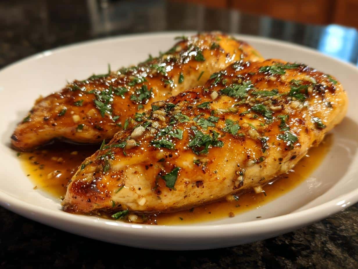 Garlic butter baked chicken