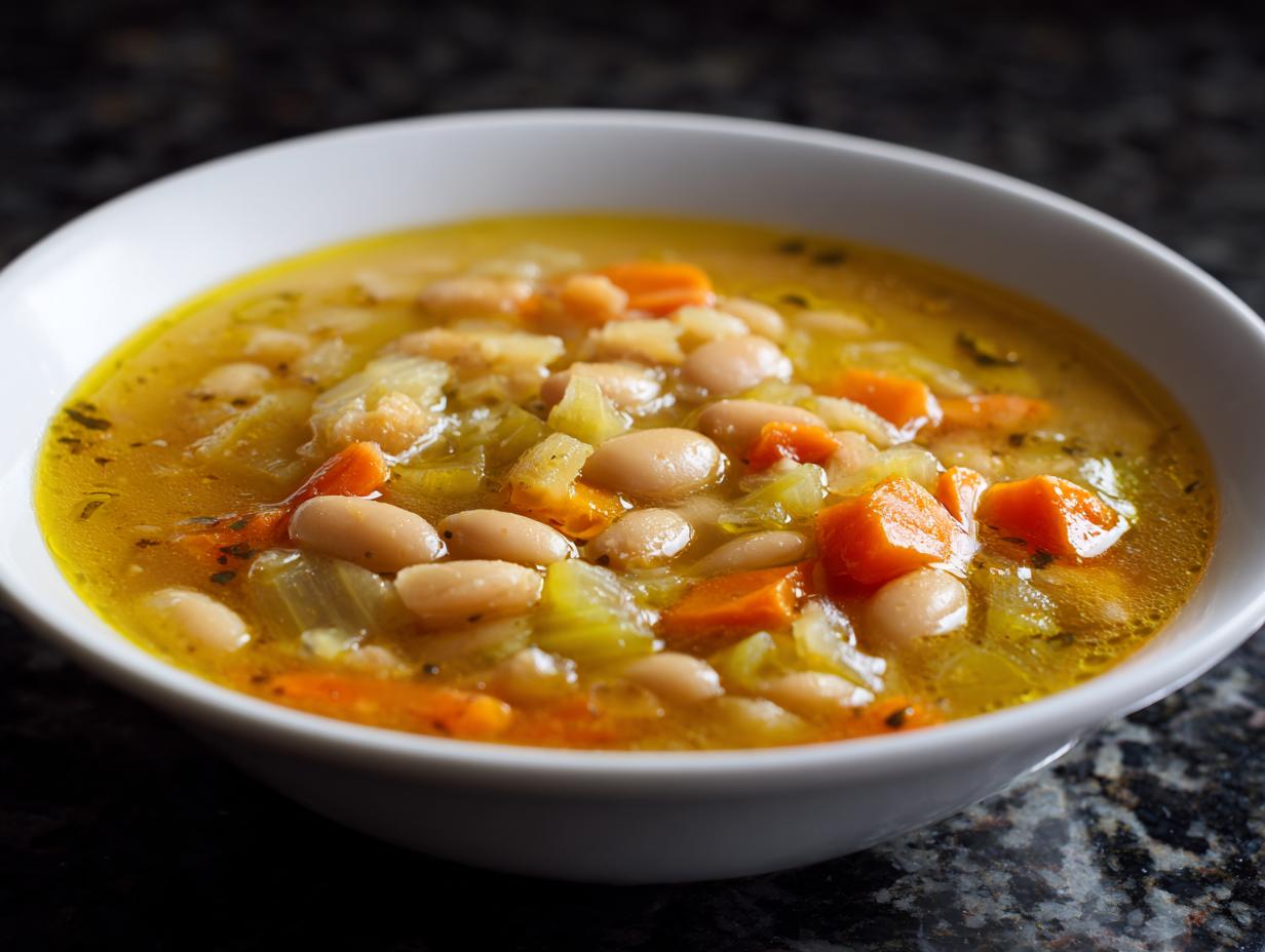 Greek White Bean Soup (Fasolada) - detail 4