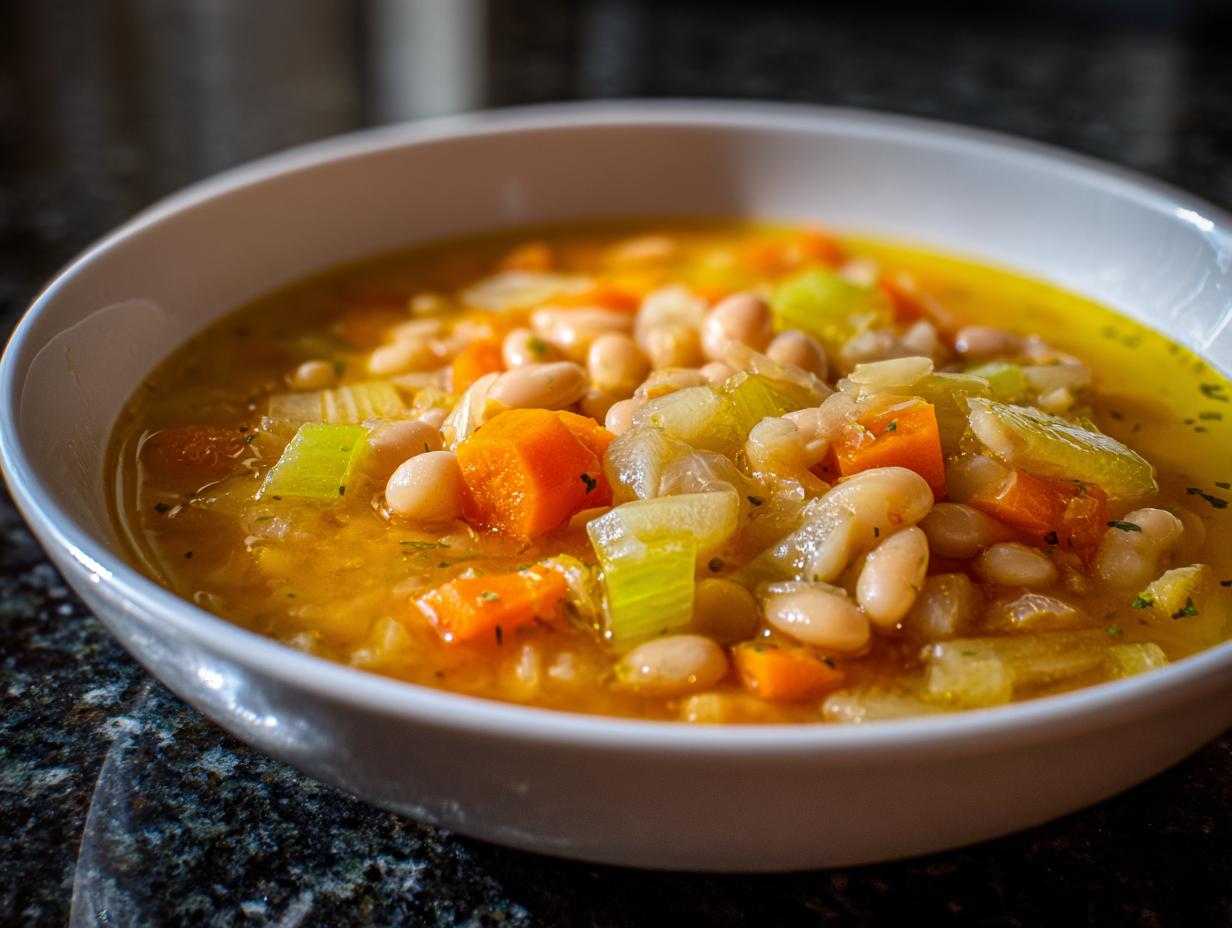 Greek White Bean Soup (Fasolada)