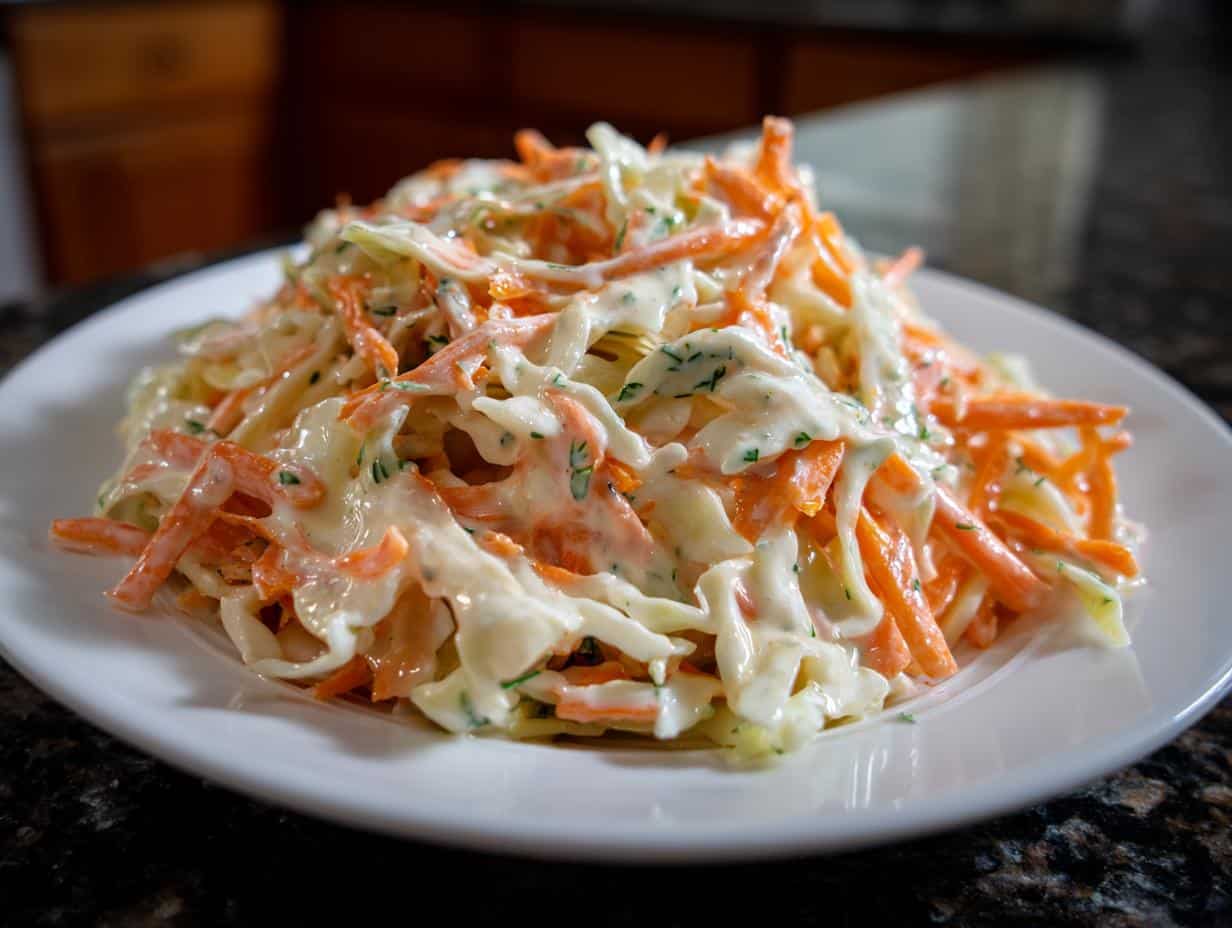 Healthy Yogurt Coleslaw - detail 3
