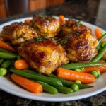 5-Star Honey & Mustard Chicken Thighs with Spring Veg 11 Honey & Mustard Chicken Thighs with Spring Veg