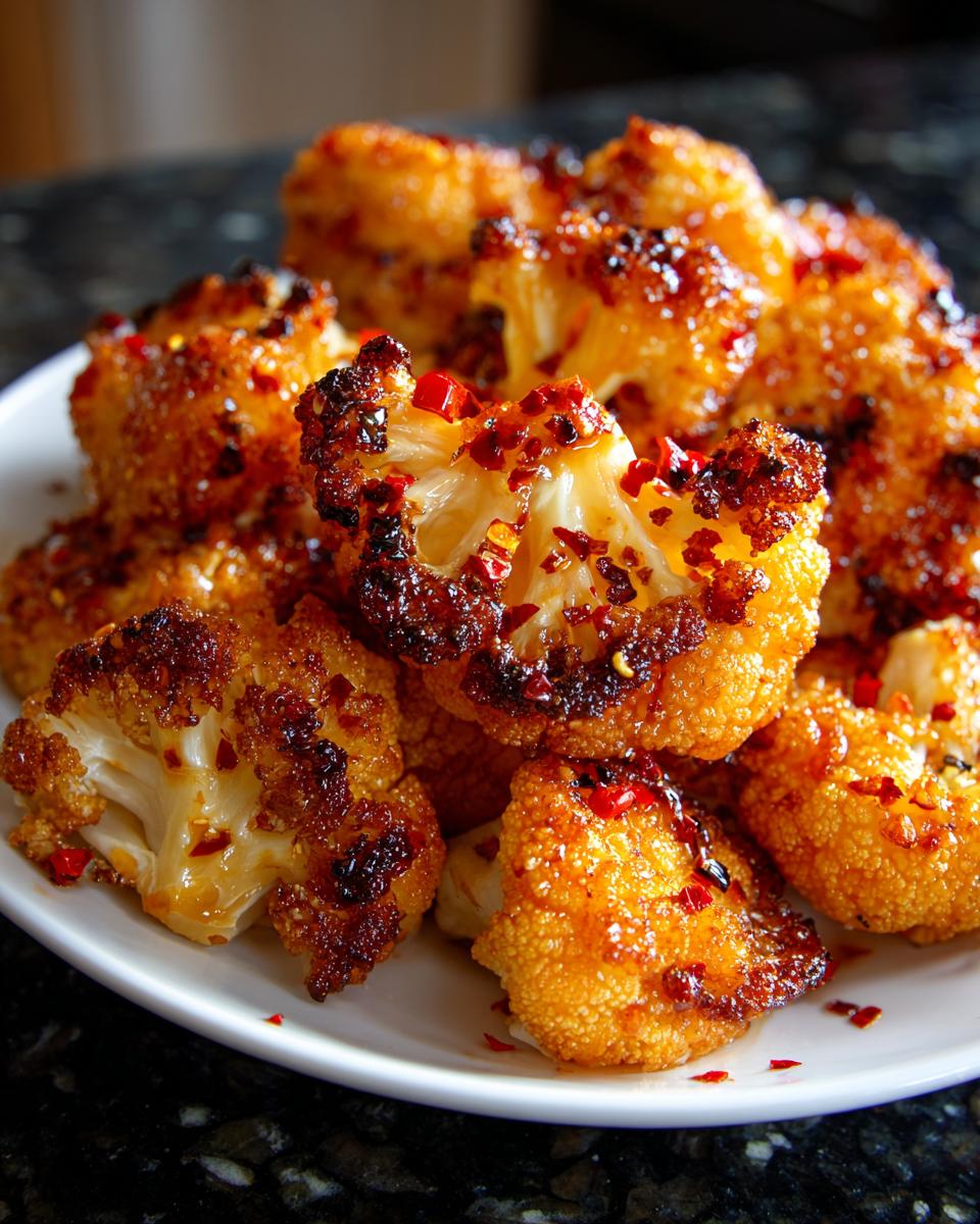 Hot Honey Roasted Cauliflower - detail 1