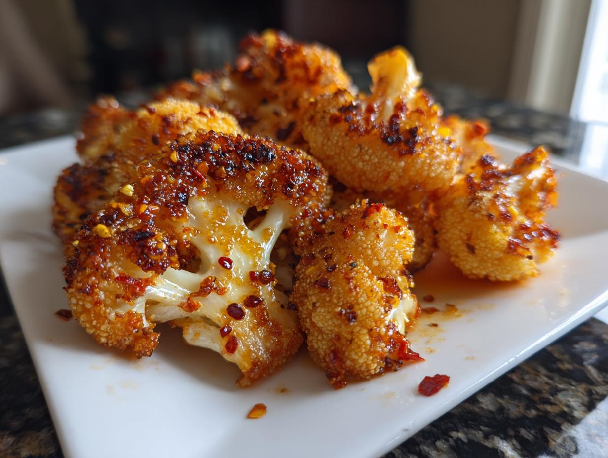Hot Honey Roasted Cauliflower - detail 2