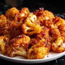 "Spicy 30-Minute Hot Honey Roasted Cauliflower Recipe"