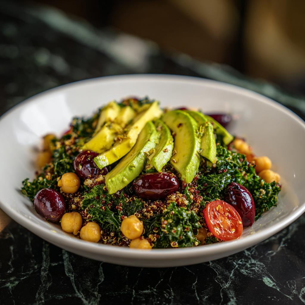 Kale & Chickpea Grain Bowl - detail 1