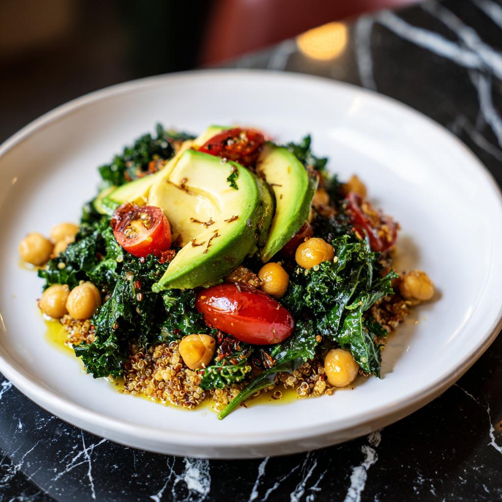 Kale & Chickpea Grain Bowl - detail 3