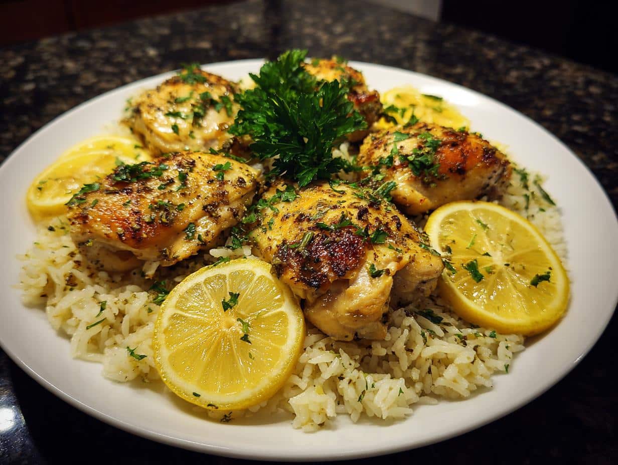 Lemon Oregano Chicken & Rice - detail 3
