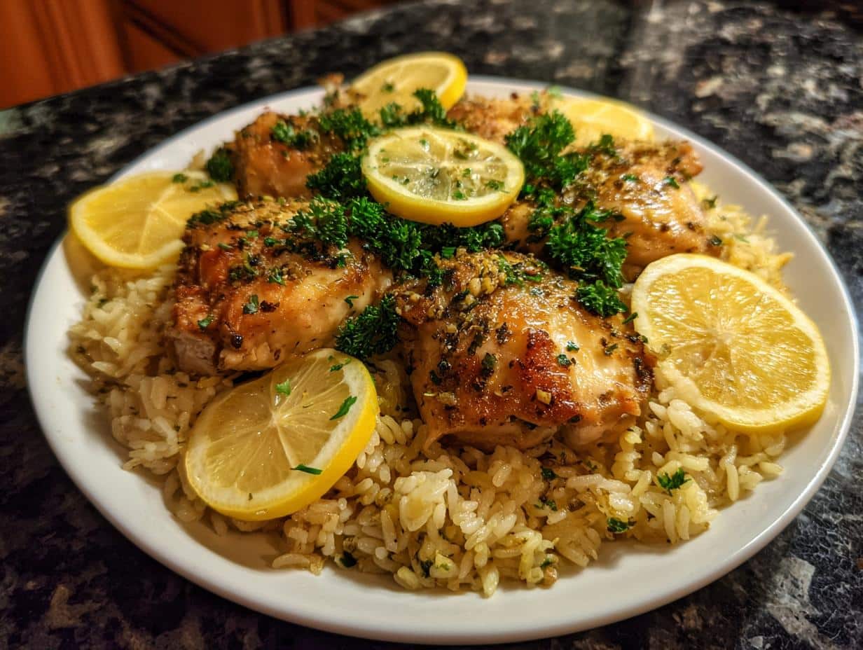 Lemon Oregano Chicken & Rice - detail 4