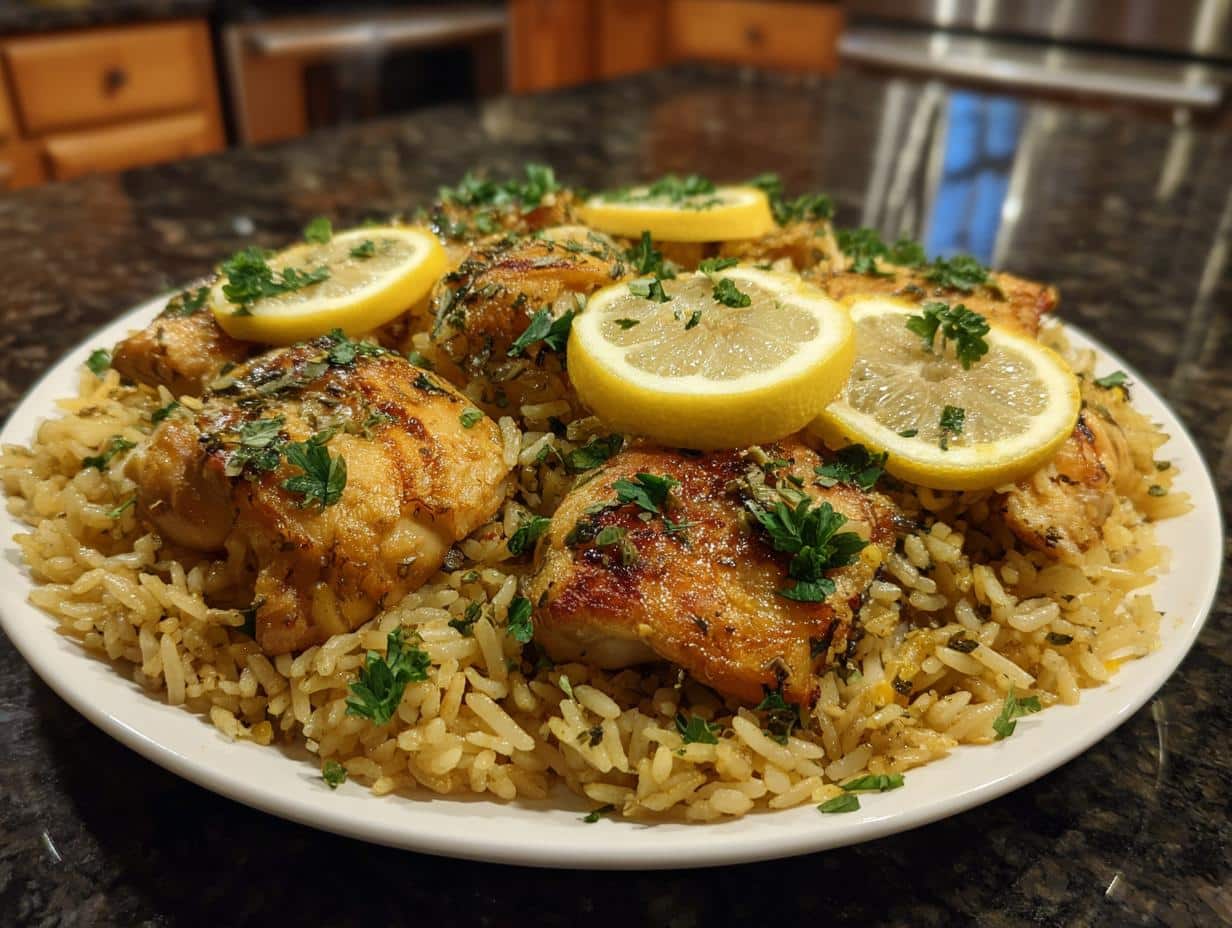 Lemon Oregano Chicken & Rice