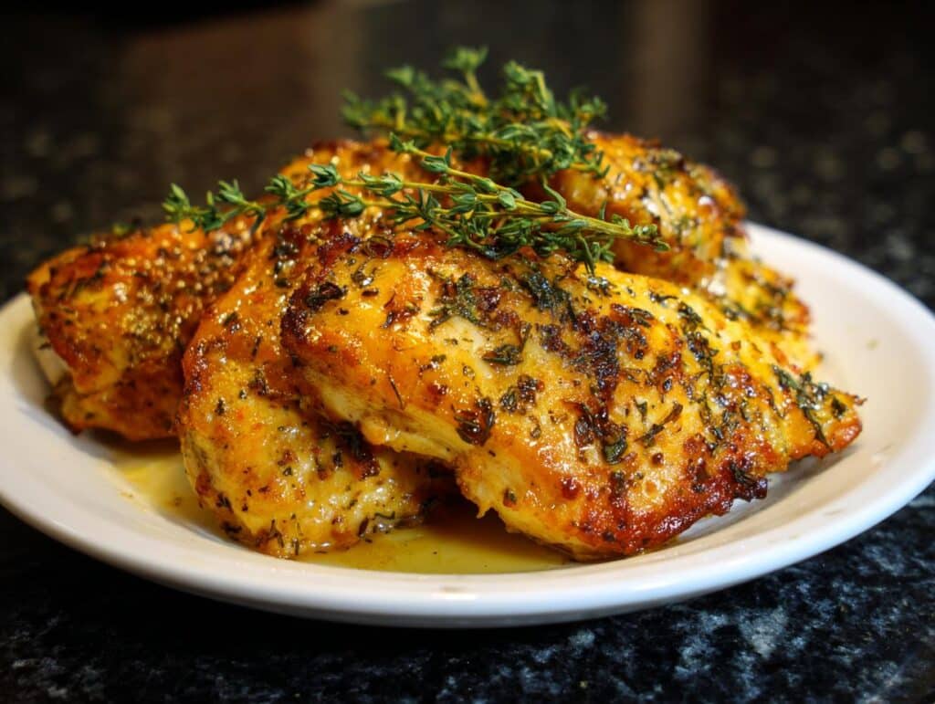 Lemon herb baked chicken