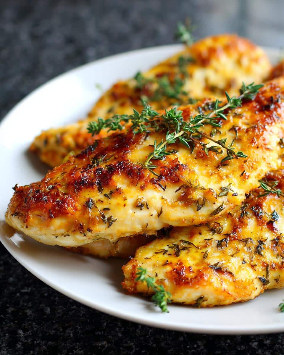 Lemon herb baked chicken - detail 2