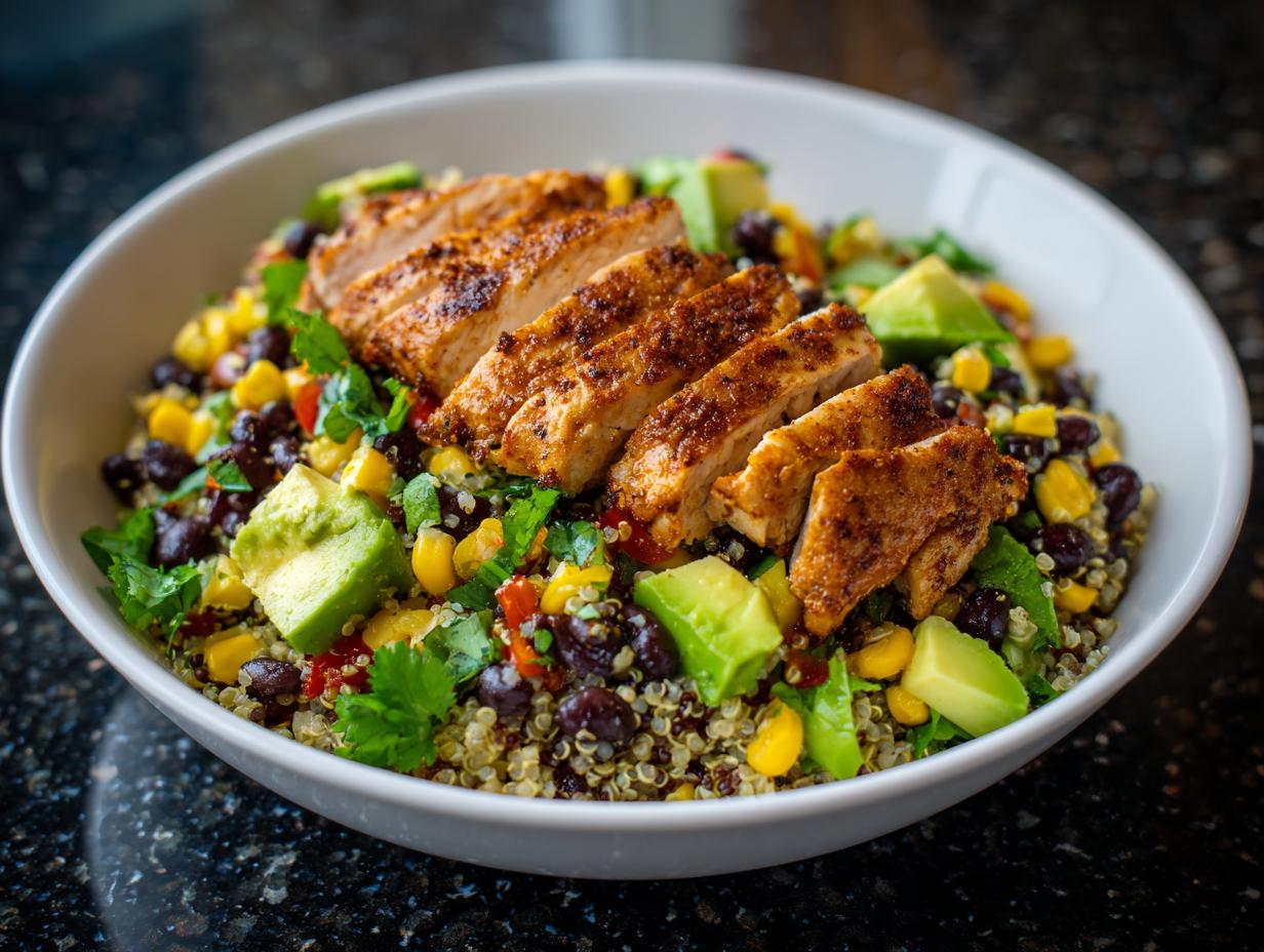 Meal-Prep Chili-Lime Chicken Bowls
