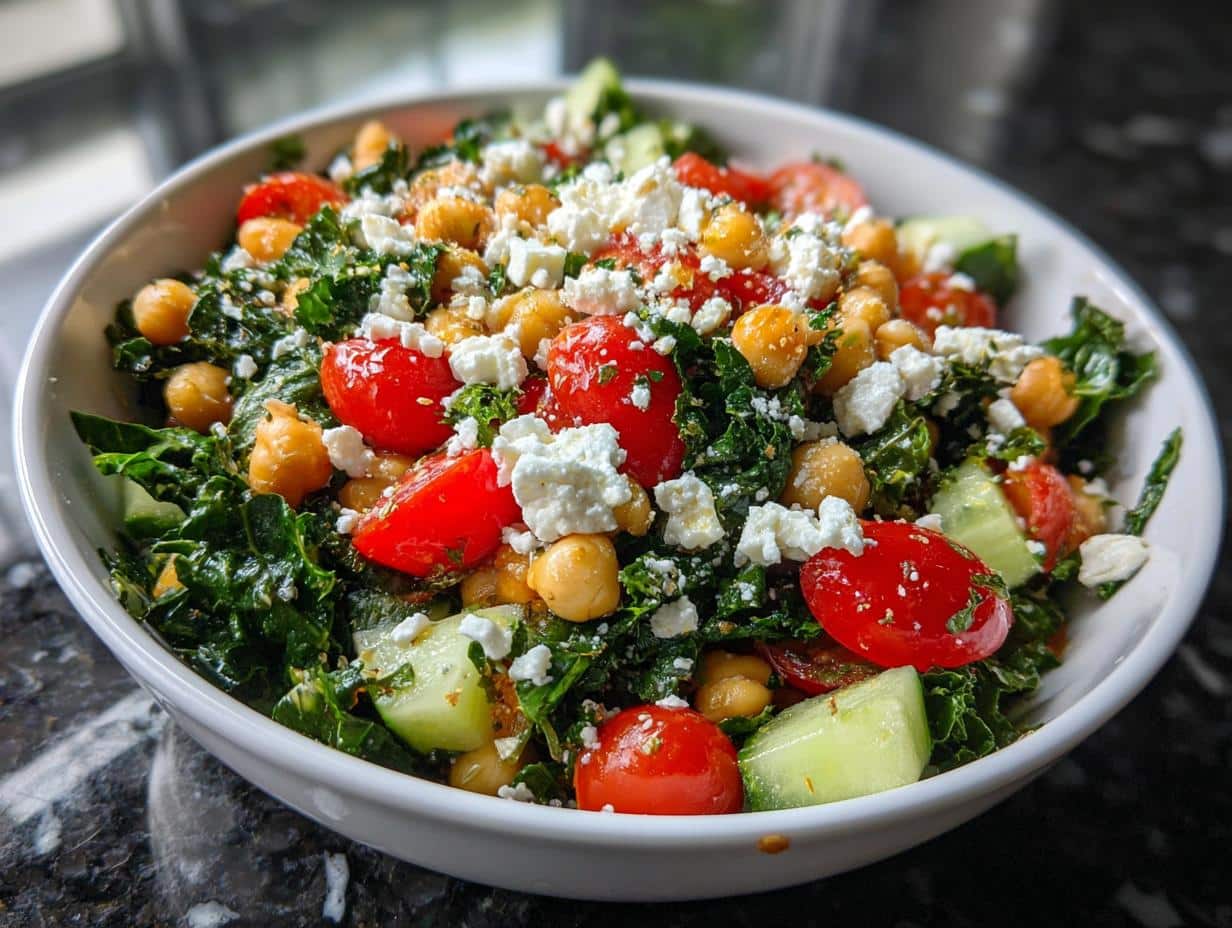 Mediterranean Kale Chickpea Bowl - detail 3
