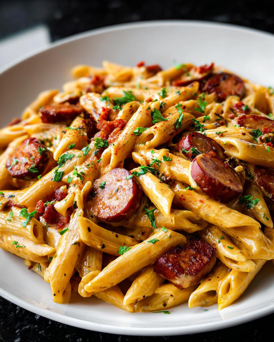 Mustardy Kielbasa Pasta - detail 1
