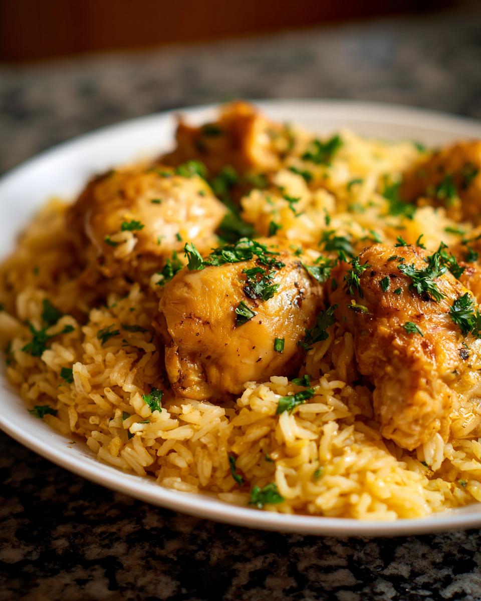 One Pot Greek Chicken and Lemon Rice - detail 1